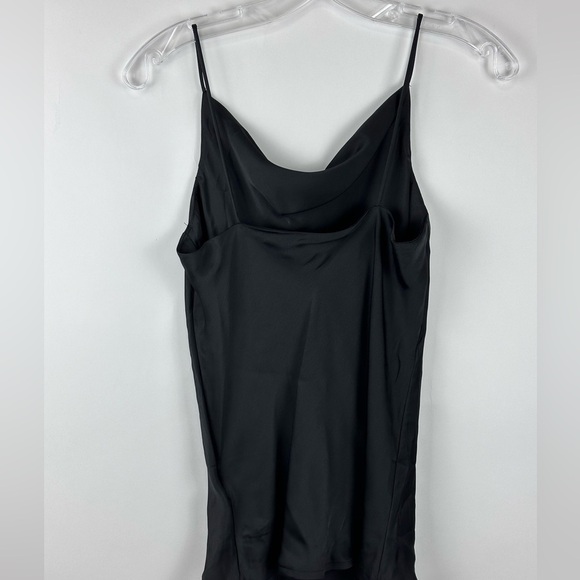 Women;s Leisure Cowl Neck Satin Cami Top - Picture 7 of 8